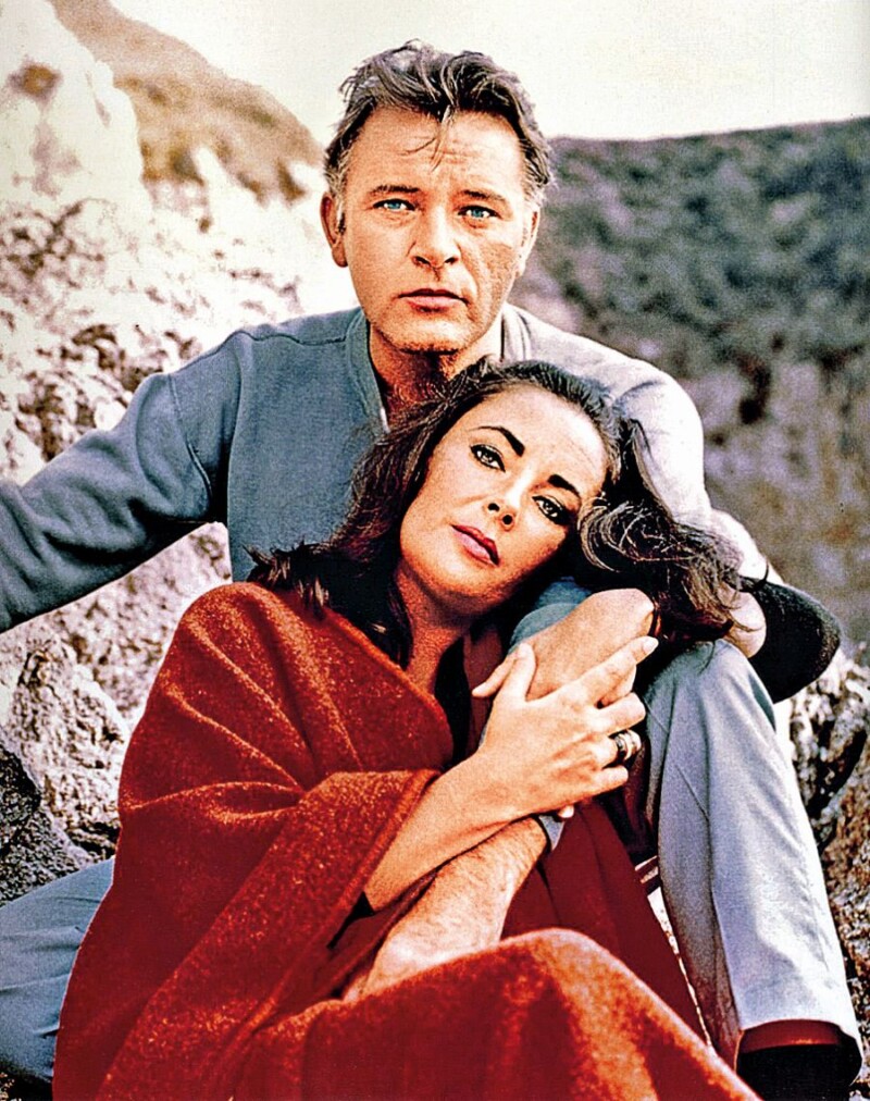 Během dvou manželství si Elizabeth Taylor a Richard Burton dali stejně facek jako polibků!