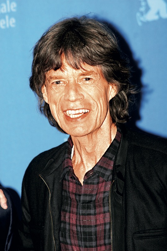 Mick Jagger se raduje, protože má dalšího vnoučka