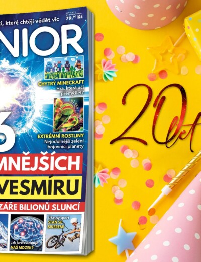 Časopis JUNIOR 21.století, se kterým děti rostou, slaví 20 let