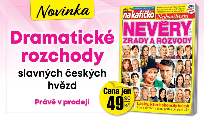 Nejbouřlivější nevěry, zrady a rozvody