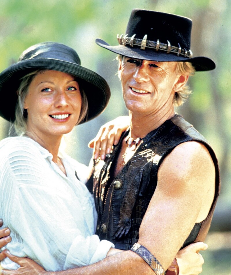Před krokodýlem Paul Hogan svoji lásku zachránil, před rozvodem ne
